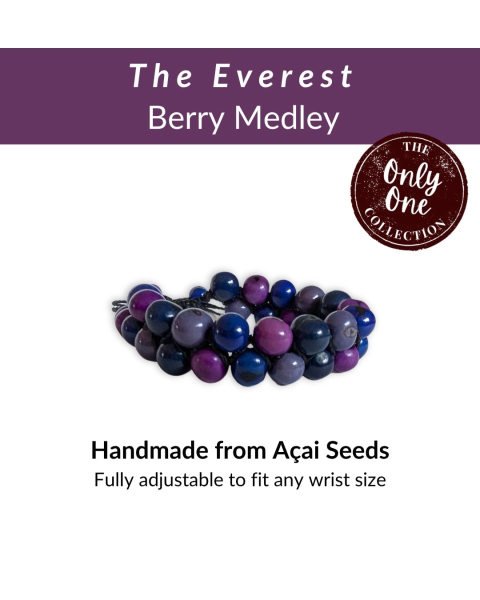 EVEREST · Handmade Acai Bracelet · 'Only One' - The Happy Elephant - Tagua Jewellery