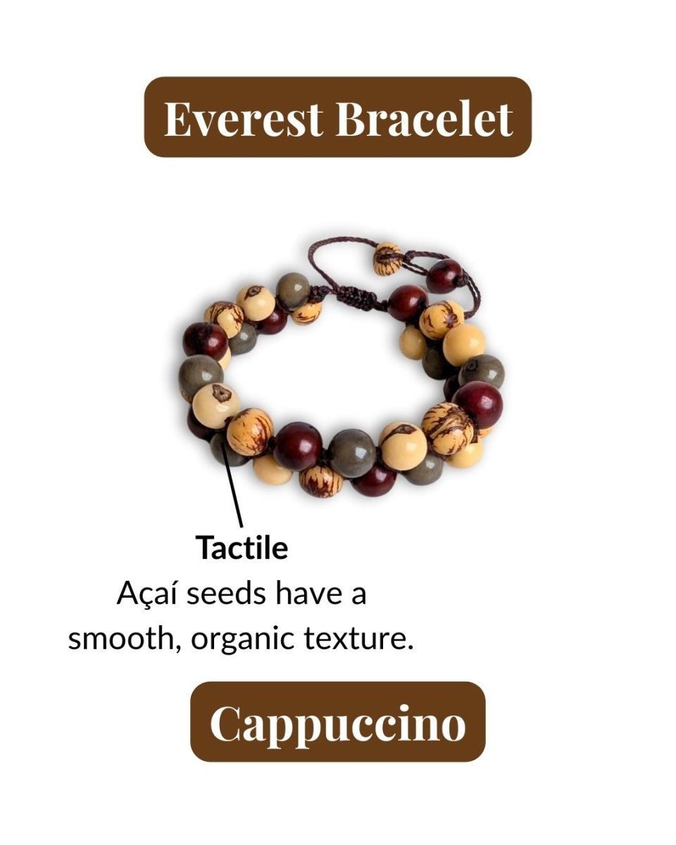 EVEREST — Handmade Double Acai Seed Bracelet - The Happy Elephant - Tagua Jewellery