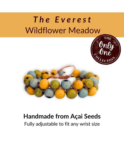 EVEREST — Handmade Double Acai Seed Bracelet — 'Only One' - The Happy Elephant - Tagua Jewellery