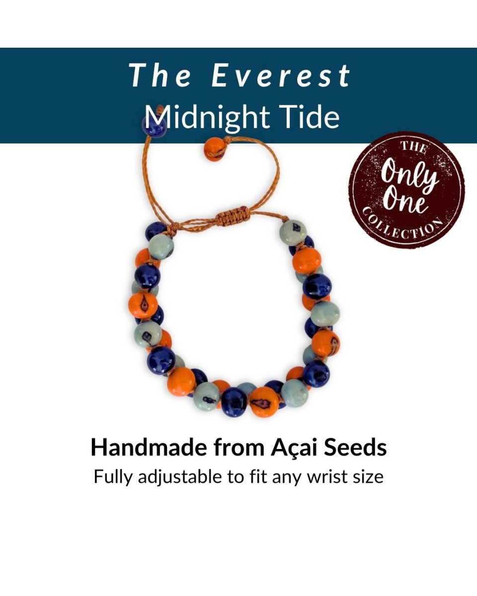 EVEREST — Handmade Double Acai Seed Bracelet — 'Only One' - The Happy Elephant - Tagua Jewellery