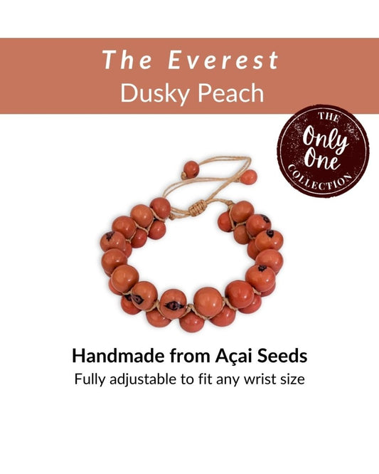EVEREST — Handmade Double Acai Seed Bracelet — 'Only One' - The Happy Elephant - Tagua Jewellery