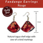 FANDANGO — Handmade Tagua Earrings — 'Only One' - The Happy Elephant - Tagua Jewellery