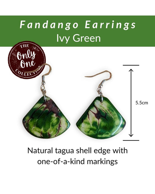 FANDANGO · Tagua Earrings · 'Only One' - The Happy Elephant - Tagua Jewellery
