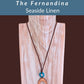 FERNANDINA — Botanical Artisan Pendant Necklace — 'Only One' - The Happy Elephant - Tagua Jewellery