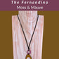 FERNANDINA — Botanical Artisan Pendant Necklace — 'Only One' - The Happy Elephant - Tagua Jewellery