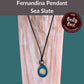 FERNANDINA — Handmade Tagua Pendant Necklace — 'Only One' - The Happy Elephant - Tagua Jewellery