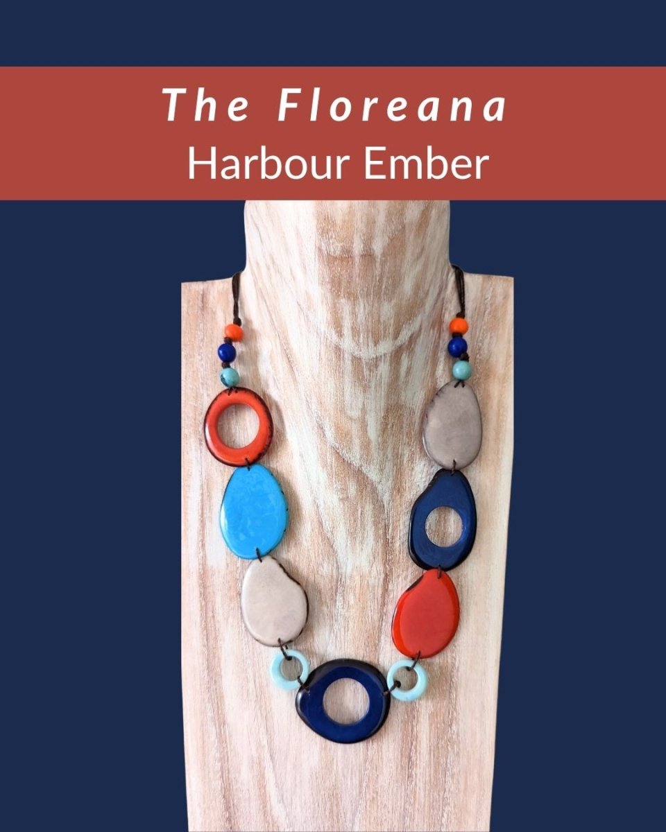 FLOREANA · Botanical Artisan Necklace - The Happy Elephant - Tagua Jewellery