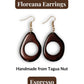 FLOREANA — Handmade Tagua Earrings - The Happy Elephant - Tagua Jewellery