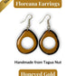 FLOREANA — Handmade Tagua Earrings - The Happy Elephant - Tagua Jewellery