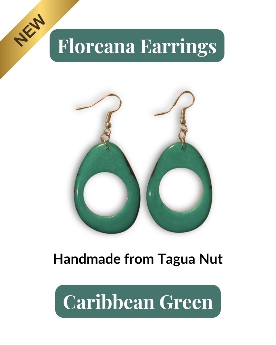 FLOREANA — Handmade Tagua Earrings - The Happy Elephant - Tagua Jewellery