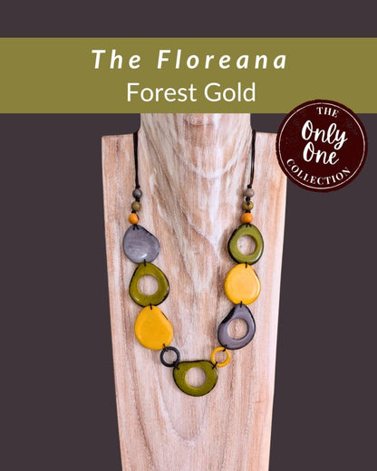 FLOREANA · Tagua Necklace · 'Only One' - The Happy Elephant - Tagua Jewellery