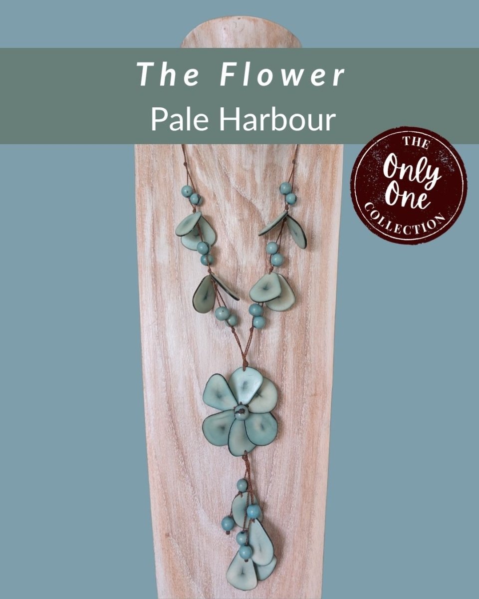 FLOWER — Botanical Artisan Necklace — 'Only One' - The Happy Elephant - Tagua Jewellery