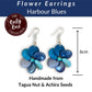FLOWER — Handmade Tagua Statement Earrings — 'Only One' - The Happy Elephant - Tagua Jewellery