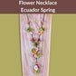 FLOWER — Handmade Tagua Statement Necklace - The Happy Elephant - Tagua Jewellery