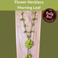 FLOWER — Handmade Tagua Statement Necklace — 'Only One' - The Happy Elephant - Tagua Jewellery