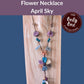 FLOWER — Handmade Tagua Statement Necklace — 'Only One' - The Happy Elephant - Tagua Jewellery