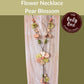 FLOWER — Handmade Tagua Statement Necklace — 'Only One' - The Happy Elephant - Tagua Jewellery