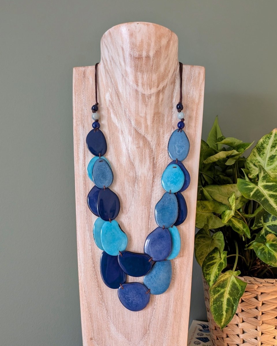 FRANCESCA — Handmade Tagua Statement Necklace - The Happy Elephant - Tagua Jewellery