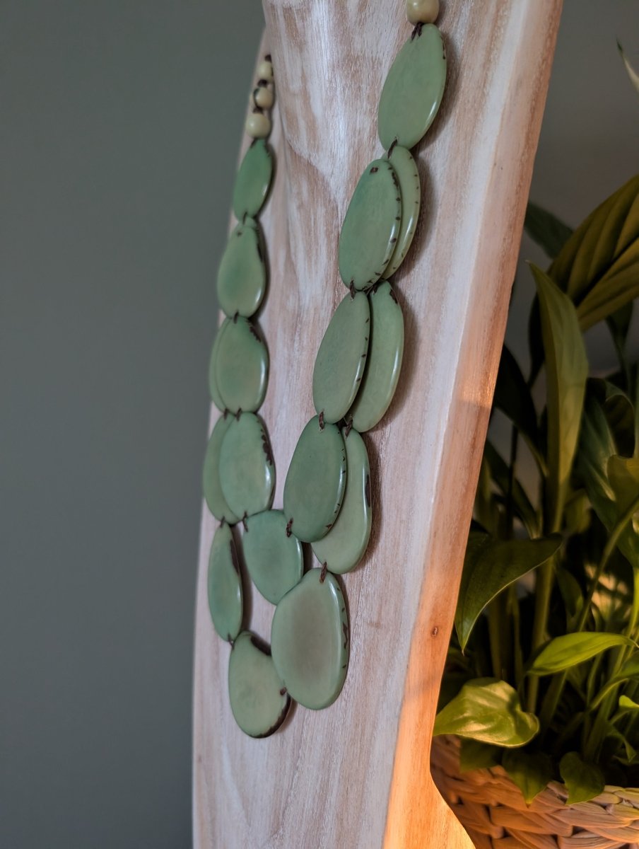 FRANCESCA — Handmade Tagua Statement Necklace — 'Only One' - The Happy Elephant - Tagua Jewellery