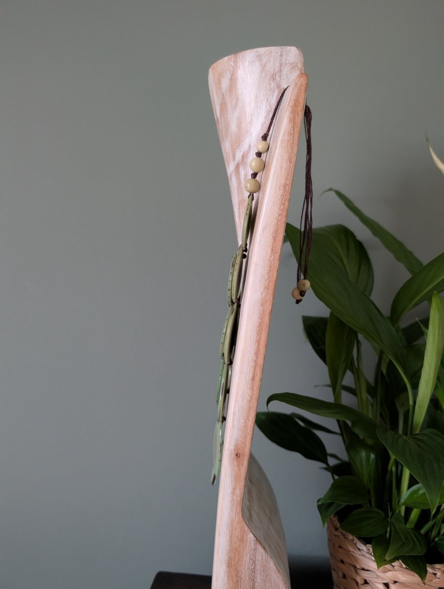 FRANCESCA — Handmade Tagua Statement Necklace — 'Only One' - The Happy Elephant - Tagua Jewellery