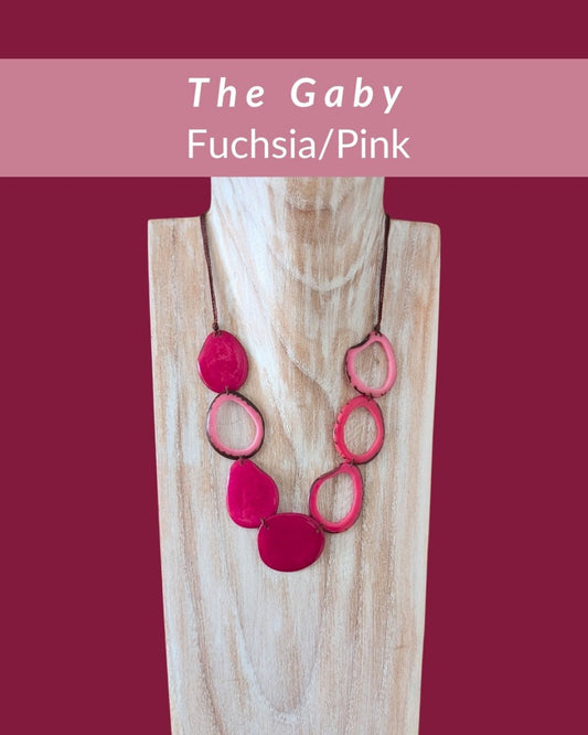 GABY — Botanical Artisan Necklace - The Happy Elephant - Tagua Jewellery