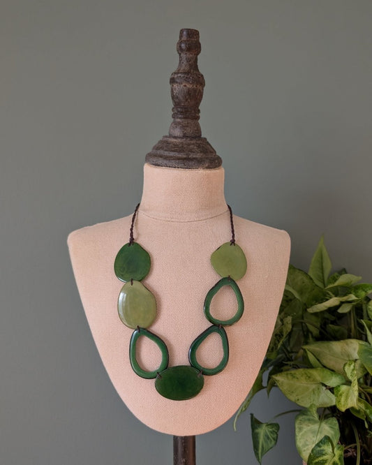 GABY — Handmade Tagua Statement Necklace - The Happy Elephant - Tagua Jewellery