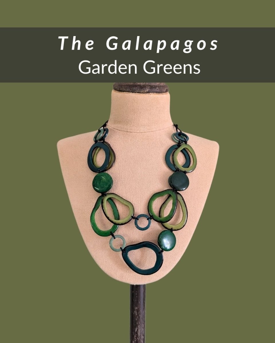 GALAPAGOS · Botanical Artisan Tagua Necklace - The Happy Elephant - Tagua Jewellery