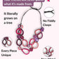 GALAPAGOS — Handmade Tagua Statement Necklace - The Happy Elephant - Tagua Jewellery