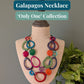 GALAPAGOS — Handmade Tagua Statement Necklace — 'Only One' - The Happy Elephant - Tagua Jewellery