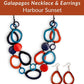 GALAPAGOS SET — Handmade Necklace & Earrings - The Happy Elephant - Tagua Jewellery