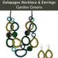 GALAPAGOS SET — Handmade Necklace & Earrings - The Happy Elephant - Tagua Jewellery