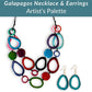 GALAPAGOS SET — Handmade Necklace & Earrings - The Happy Elephant - Tagua Jewellery