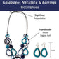 GALAPAGOS SET — Necklace & Earrings - The Happy Elephant - Tagua Jewellery