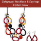 GALAPAGOS SET — Necklace & Earrings - The Happy Elephant - Tagua Jewellery