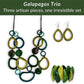 GALAPAGOS SET — Necklace, Earrings & Bracelet - The Happy Elephant - Tagua Jewellery