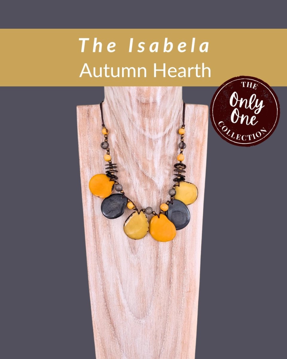 ISABELA · Tagua Necklace · 'Only One' - The Happy Elephant - Tagua Jewellery