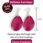 JULIANA — Handmade Tagua Earrings — 'Only One' - The Happy Elephant - Tagua Jewellery