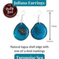 JULIANA — Handmade Tagua Earrings — 'Only One' - The Happy Elephant - Tagua Jewellery