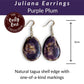 JULIANA — Handmade Tagua Earrings — 'Only One' - The Happy Elephant - Tagua Jewellery