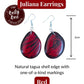 JULIANA — Handmade Tagua Earrings — 'Only One' - The Happy Elephant - Tagua Jewellery