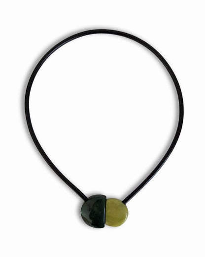 KISS — Handmade Tagua Statement Magnetic Necklace - The Happy Elephant - Tagua Jewellery