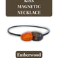 KISS — Handmade Tagua Statement Magnetic Necklace — 'Only One' - The Happy Elephant - Tagua Jewellery