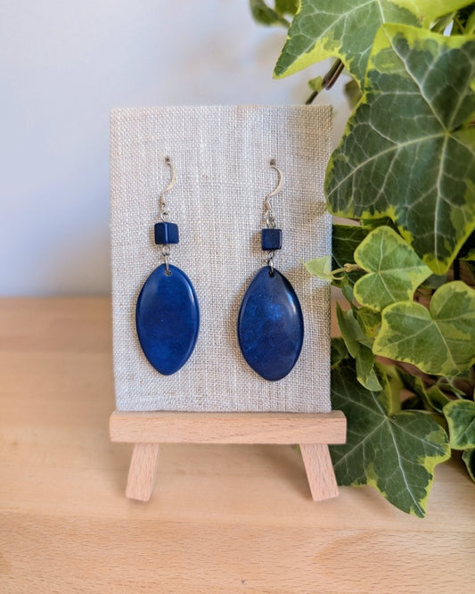 LEAF — Handmade Tagua Earrings - The Happy Elephant - Tagua Jewellery