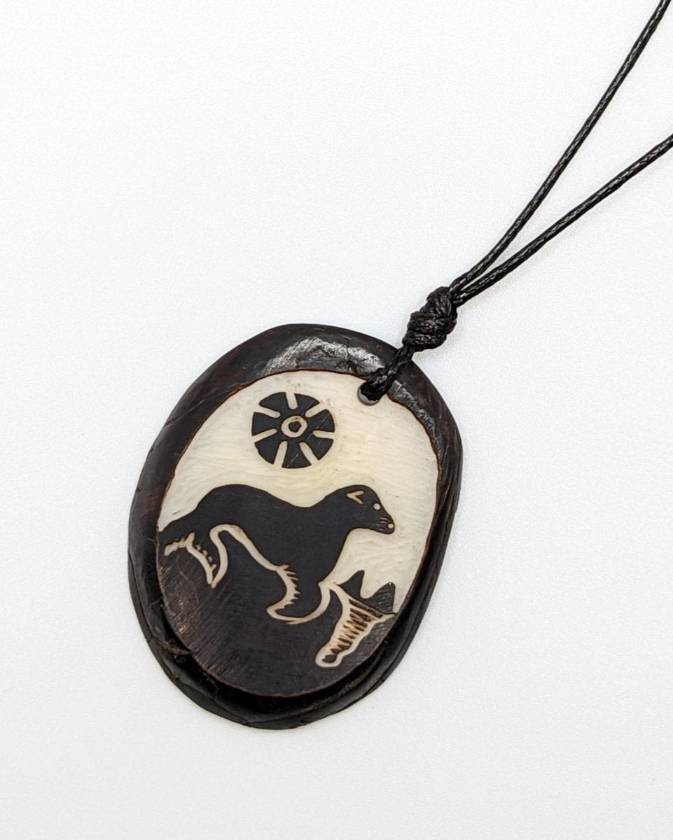 Life Tagua Nut Pendant Necklace - The Happy Elephant - Tagua Jewellery