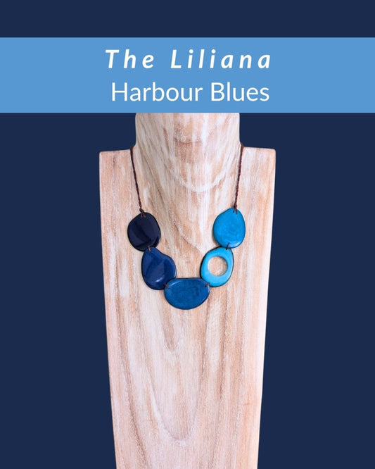 LILIANA — Botanical Artisan Necklace - The Happy Elephant - Tagua Jewellery