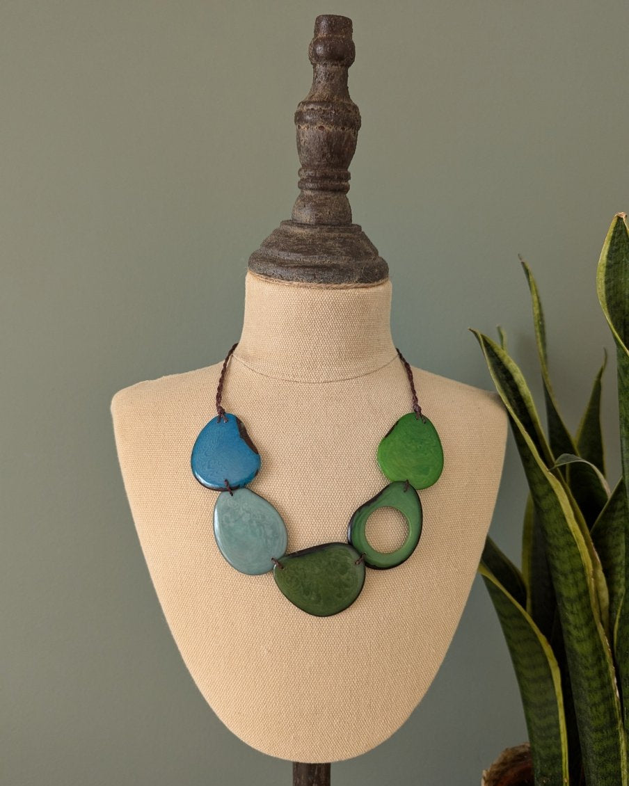 Liliana Tagua Nut Necklace - The Happy Elephant - Tagua Jewellery