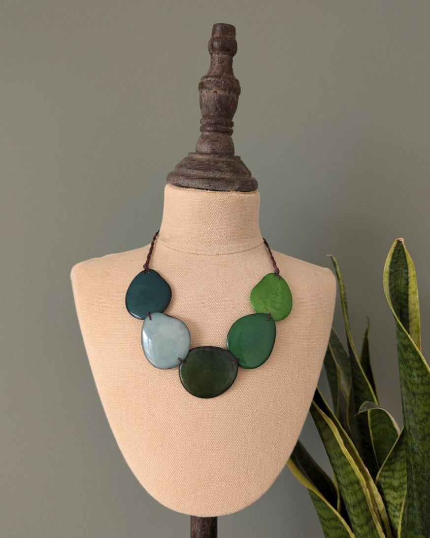 Lily Tagua Nut Necklace - The Happy Elephant - Tagua Jewellery