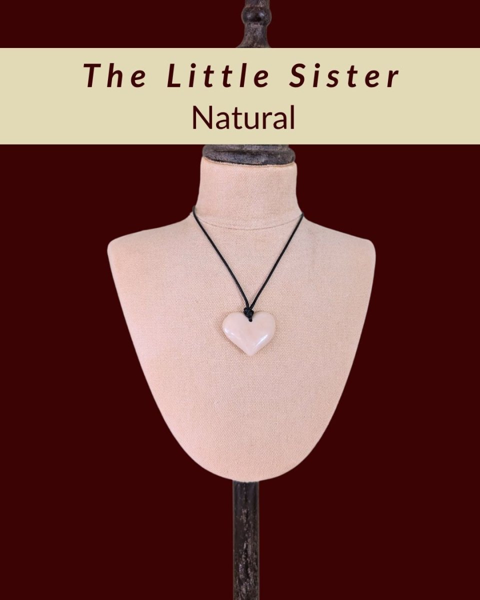 LITTLE SISTER — Botanical Artisan Pendant Necklace - The Happy Elephant - Tagua Jewellery