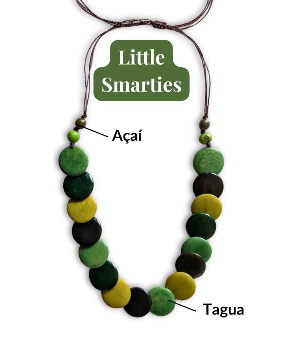 LITTLE SMARTIES — Handmade Tagua Statement Necklace - The Happy Elephant - Tagua Jewellery