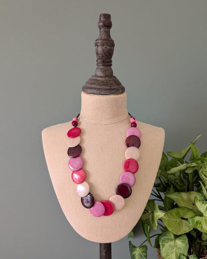 LITTLE SMARTIES — Handmade Tagua Statement Necklace - The Happy Elephant - Tagua Jewellery